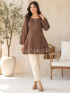 Chocolate Brown Pure Cotton Tunic!