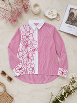 Blush Bloom Statement Shirt!(Red)💖
