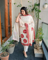Gota Patti Patch Pure Cotton Straight Suit