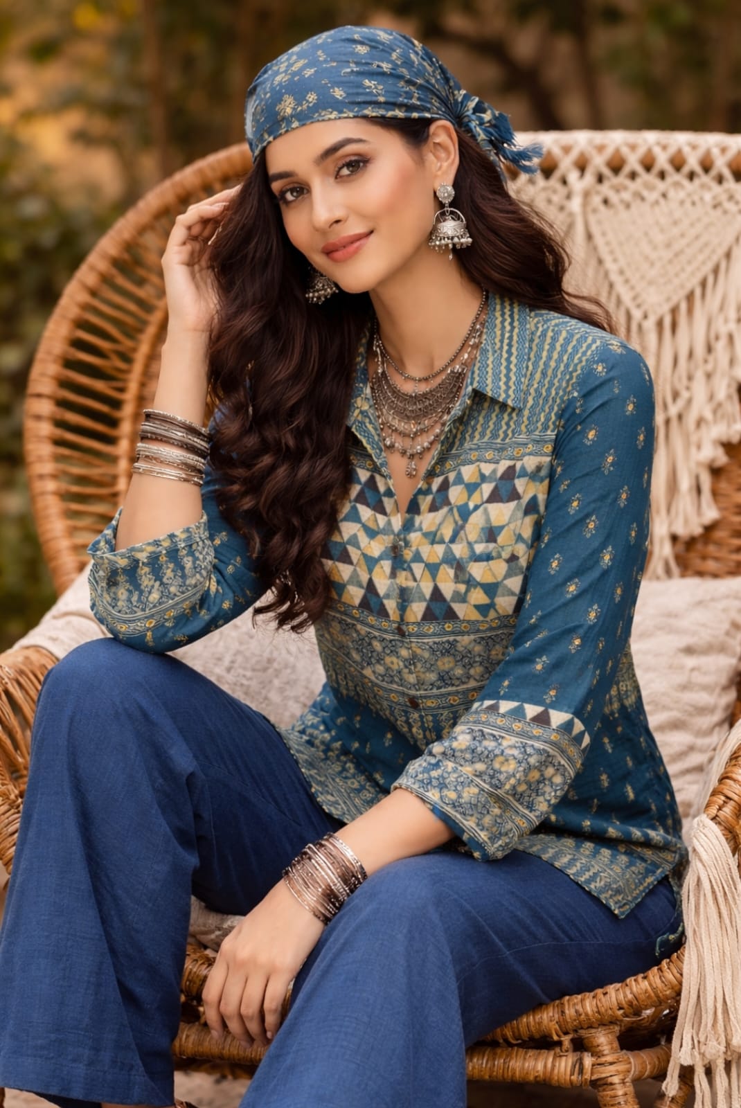 Muslin Digital Print Shirt!